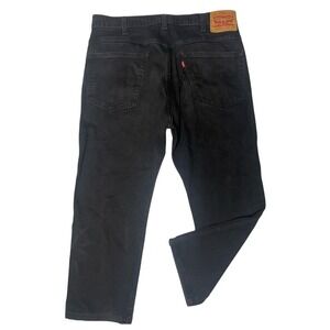 Levi's Western Fit Black Denim Jeans Mens 36W 30L